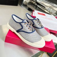 Valentino Bay By Bay Sneakers Women Fabric Blue