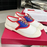 Valentino Bay By Bay Sneakers Women Fabric White/Blue