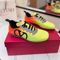 Valentino Chromathon Sneakers Unisex Technical Fabric Yellow