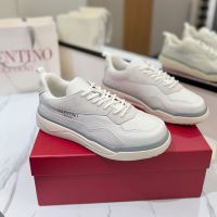 Valentino Gumboy Sneakers Unisex Calfskin White