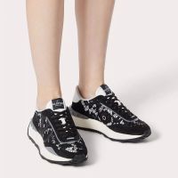 Valentino Lacerunner Sneakers with VLogo Unisex Lace and Mesh Black
