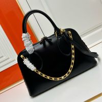 Valentino Rockstud Duffle Bag In Calfskin Black