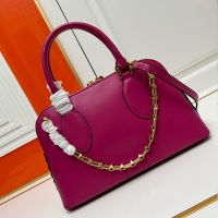 Valentino Rockstud Duffle Bag In Calfskin Rose
