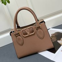 Valentino Small Vsling Top-Handle Bag In Grainy Calfskin Khaki