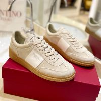 Valentino Upvillage Sneakers Unisex Suede Khaki