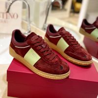 Valentino Upvillage Sneakers Unisex Suede Red