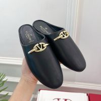 Valentino Vlogo Gate Mules Women Calfskin Black