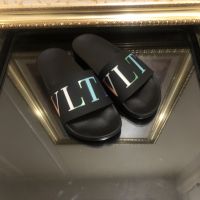 Valentino VLTN Signature Slides Unisex Rubber Black/Multicolor
